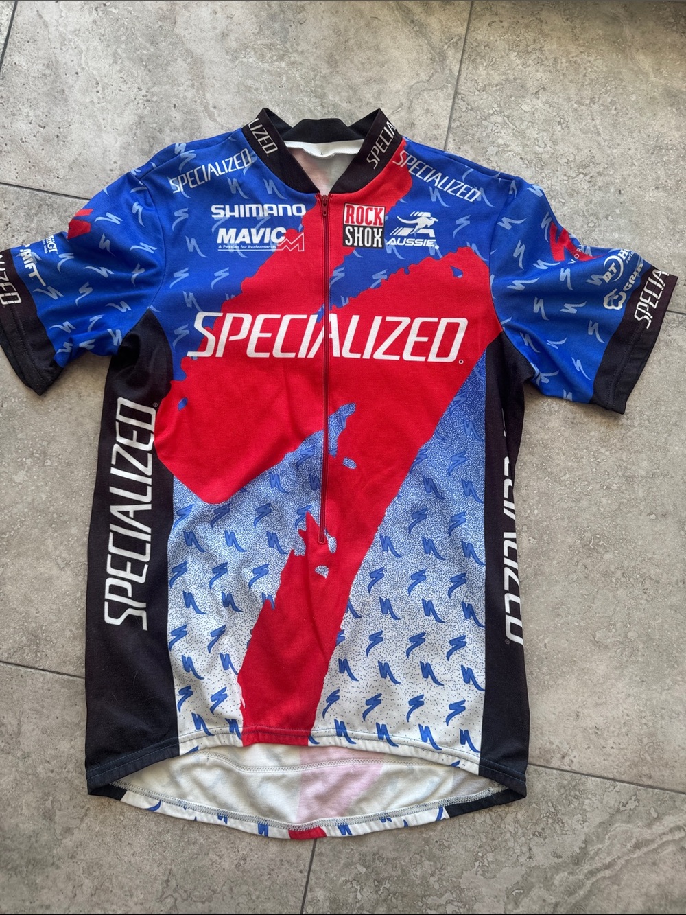 Specialized bike shirt.